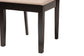 Baxton Studio Florencia Modern Beige Fabric and Espresso Brown Finished Wood 6-Piece Dining Set