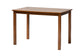 Baxton Studio Abigail Modern Grey Fabric and Walnut Brown Finished Wood 5-Piece Dining Set