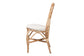 bali & pari Jerica Modern Bohemian Natural Brown Rattan Dining Chair