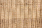 bali & pari Sumatera Modern Bohemian Natural Brown Rattan 2-Piece Dining Chair Set