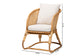 bali & pari Niko Bohemian Light Honey Rattan Arm Chair