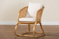 bali & pari Niko Bohemian Light Honey Rattan Arm Chair