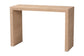 Mesa consola Colandra moderna de estilo bohemio con algas marinas y madera en marrón natural de Bali &amp; Pari