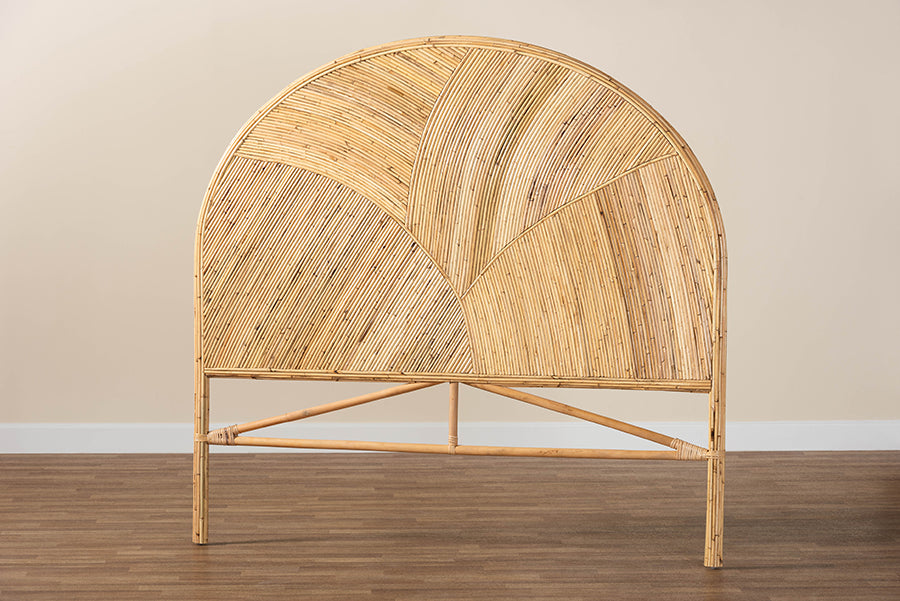 bali & pari Seana Bohemian Honey Rattan King Size Standalone Headboard