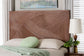 bali & pari Elettra Bohemian Dark Brown Rattan Queen Size Standalone Headboard