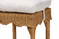 bali & pari Muy Bohemian Scallop Honey Rattan Counter Stool