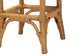 bali & pari Muy Bohemian Scallop Honey Rattan Bar Stool