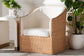 bali & pari Tessa Bohemian Light Honey Rattan Arm Chair