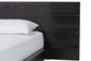 Baxton Studio Elina Modern Ebony Black Wood Queen Size Platform Bed with Built-In Shelves