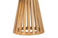 bali & pari Caribic Modern Slatted Acacia Wood End Table