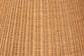 bali & pari Nina Bohemian Light Honey Braided Rattan End Table with Glass Tabletop