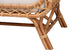 bali & pari Pakis Bohemian Light Honey Rattan Tete-a-Tete Sofa