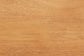 Baxton Studio Lilia Mid-Century Modern Scalloped Cream Boucle and Oak Brown Wood Queen Platform Bed