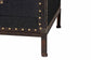Baxton Studio Benton Vintage Black Canvas 4-Drawer Storage Cabinet