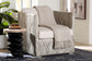 bali & pari Melbourne Natural Rattan Lounge Chair - Handwoven Wicker Armchair with Tuxedo Frame for Living Room, Lounge, or Sun Room