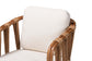 bali & pari Westham Bohemian Natural Rattan and Seagrass Arm Chair