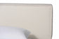 Baxton Studio Bardia Modern Cream Boucle Queen Platform Bed with Wide Railing