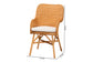 bali & pari Celsie Bohemian Light Honey Rattan Dining Chair