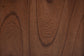 Baxton Studio Alyssa Japandi Walnut Brown Wood 2-Drawer Nightstand Woven with Rattan