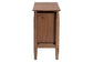 Baxton Studio Alyssa Japandi Walnut Brown Wood 6-Drawer Dresser