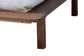 Baxton Studio Alyssa Japandi Walnut Brown Wood King Size 4-Piece Bedroom Set