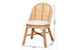 bali & pari Daniela Bohemian Light Honey Rattan Dining Chair