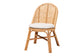 bali & pari Daniela Bohemian Light Honey Rattan Dining Chair