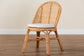 bali & pari Daniela Bohemian Light Honey Rattan Dining Chair