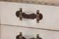 Baxton Studio Agatha Vintage Coffee Canvas 2-Drawer Storage Trunk
