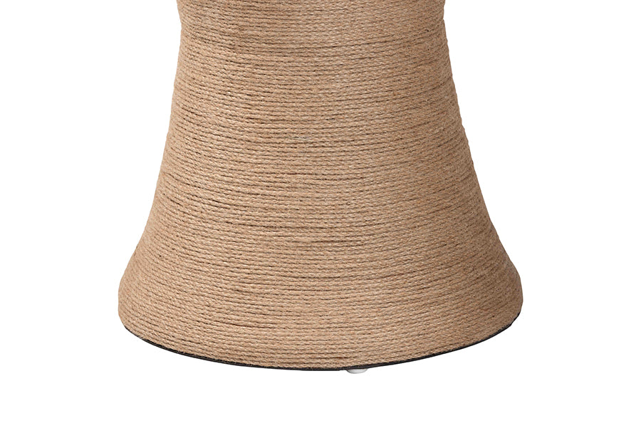 bali & pari Cady Japandi Natural Jute Side Table