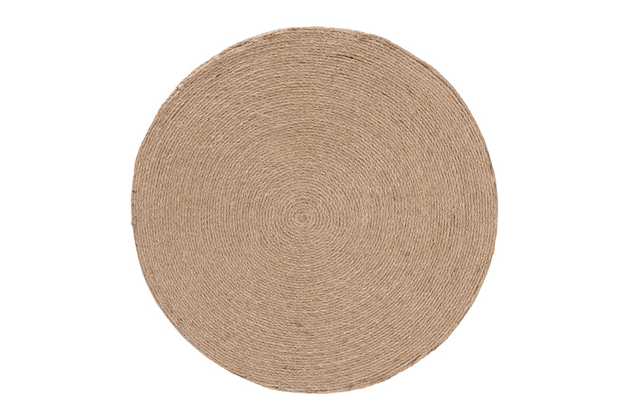 bali & pari Cady Japandi Natural Jute Side Table
