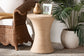 bali & pari Cady Japandi Natural Jute Side Table