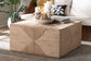 bali & pari Nakita Japandi Natural Jute Coffee Table