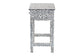 bali & pari Diata Coastal Black and White Mother of Pearl Capiz Shell 2-Drawer Console Table