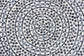 bali & pari Idra Coastal Black and White Mother of Pearl Capiz Shell Coffee Table