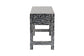 bali & pari Elara Coastal Black and White Mother of Pearl Capiz Shell 3-Drawer Console Table