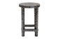 bali & pari Elara Coastal Black and White Mother of Pearl Capiz Shell End Table