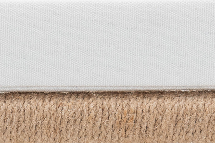 bali & pari Maliyah Japandi Natural Jute Accent Bench