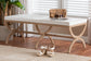 bali & pari Maliyah Japandi Natural Jute Accent Bench