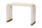 bali & pari Carlyn Coastal Beige and White Mother of Pearl Capiz Shell 3-Piece Accent Table Set