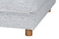 Baxton Studio Sabriel Modern Light Grey Fabric Convertible Sleeper Ottoman