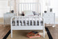 Baxton Studio Lucera Mid-Century White Twin Size 3-Piece Bobbin Bedroom Set
