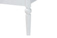 Baxton Studio Lucera Mid-Century White Twin Size 3-Piece Bobbin Bedroom Set