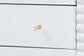 Baxton Studio Lucera Mid-Century White Twin Size 5-Piece Bobbin Bedroom Set