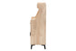 Baxton Studio Pavone Mid-Century Modern Oak Brown Wood Kitchen Cabinet