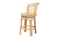 bali & pari Ayu Bohemian Light Honey Rattan Swivel Counter Stool