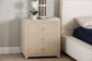 bali & pari Quinn Bohemian Woven Natural Grasscloth 3-Drawer Nightstand