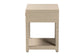 bali & pari Nata Bohemian Woven Natural Grasscloth 1-Drawer Nightstand
