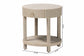 bali & pari Sadia Bohemian Woven Natural Grasscloth 1-Drawer Nightstand