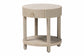 bali & pari Sadia Bohemian Woven Natural Grasscloth 1-Drawer Nightstand